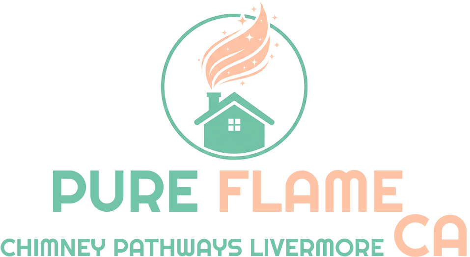 Pure Flame Chimney Pathways Livermore CA Logo